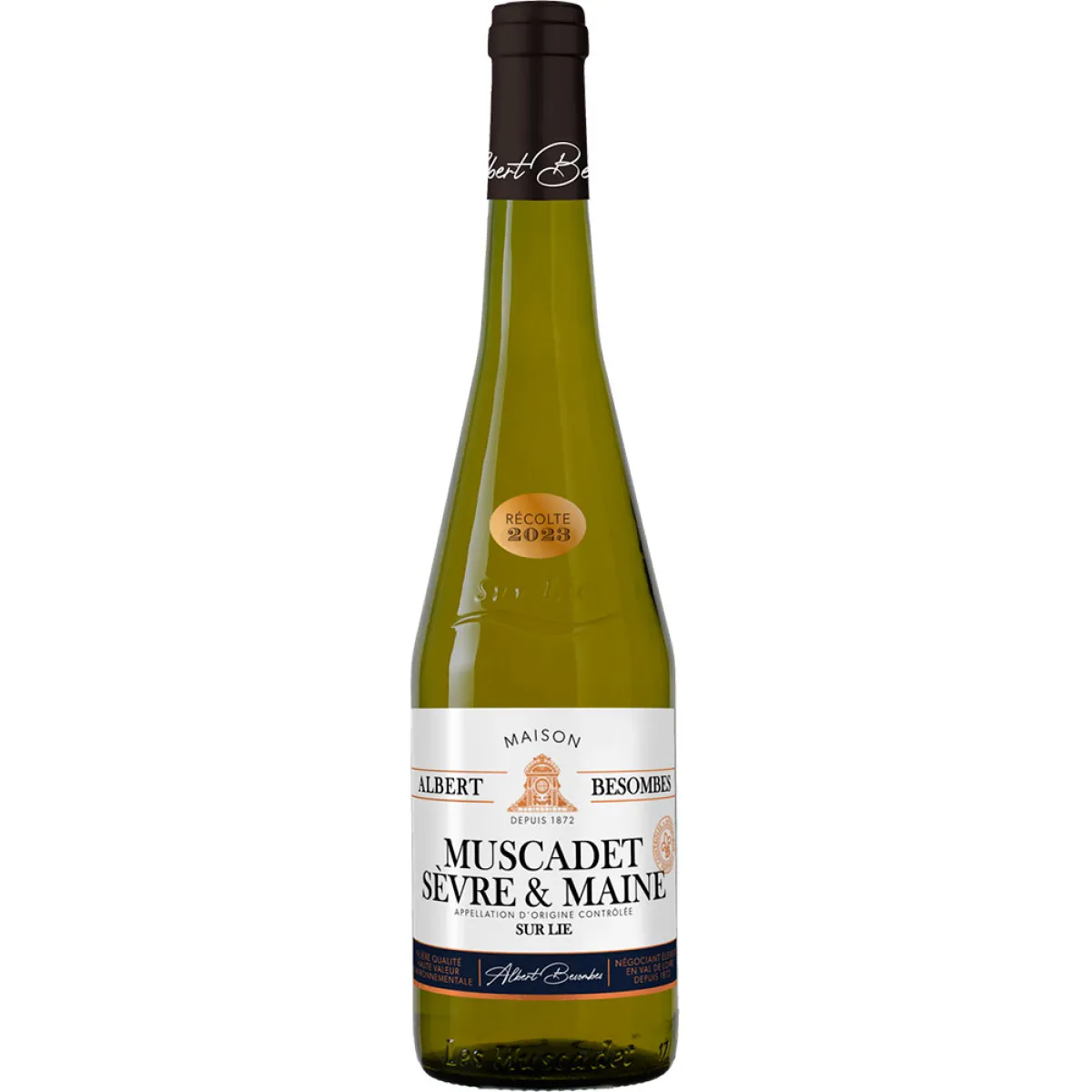 Albert Besombes Muscadet Sèvre & Maine sur Lie Weißwein trocken 0,75 l | 2023