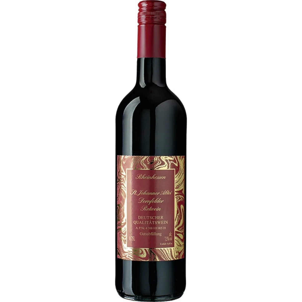 Weingut Schäfer St. Johanner Abtei Dornfelder Rotwein süß 0,75 l | 2024
