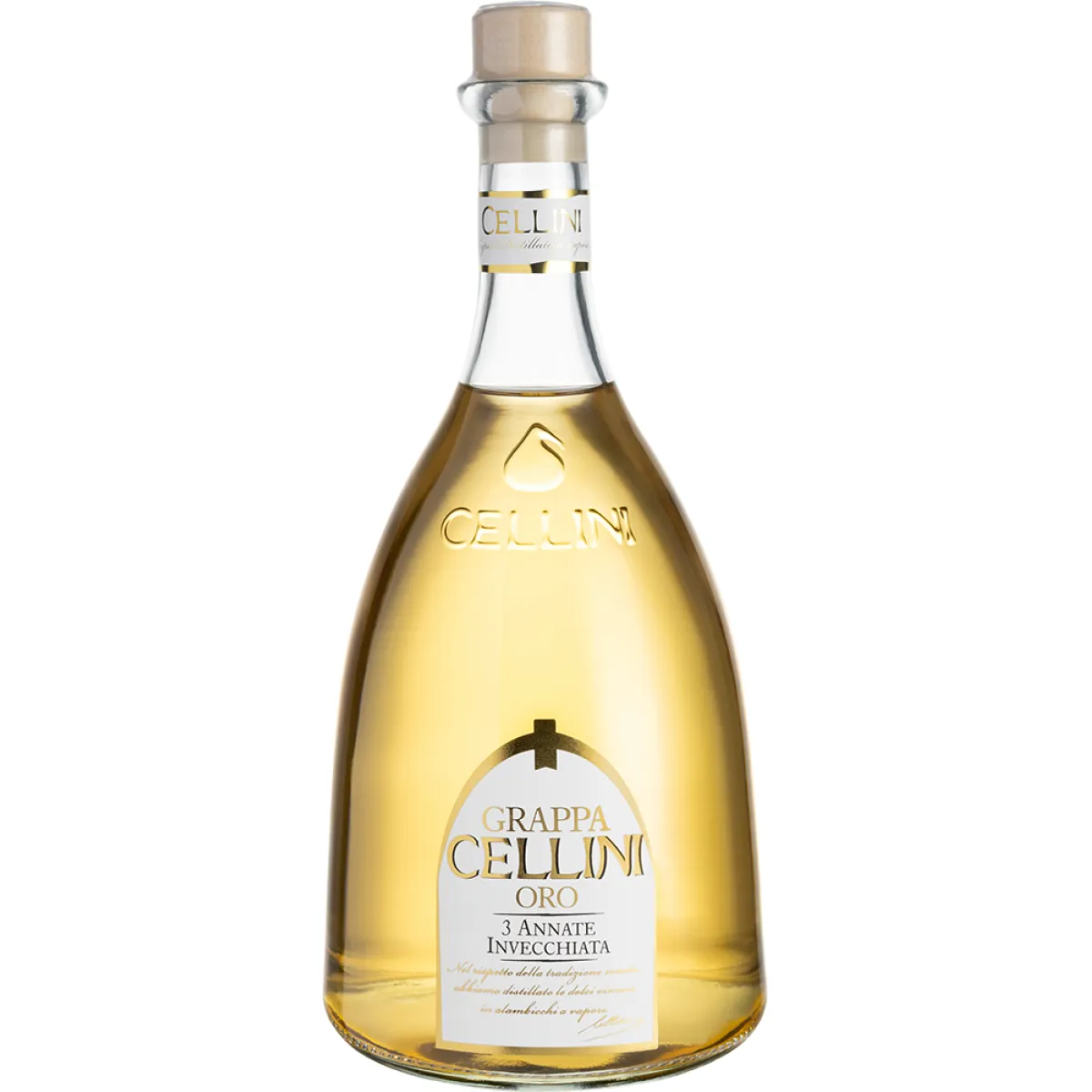 Bottega Cellini Oro Grappa 38% vol. 0,7 l