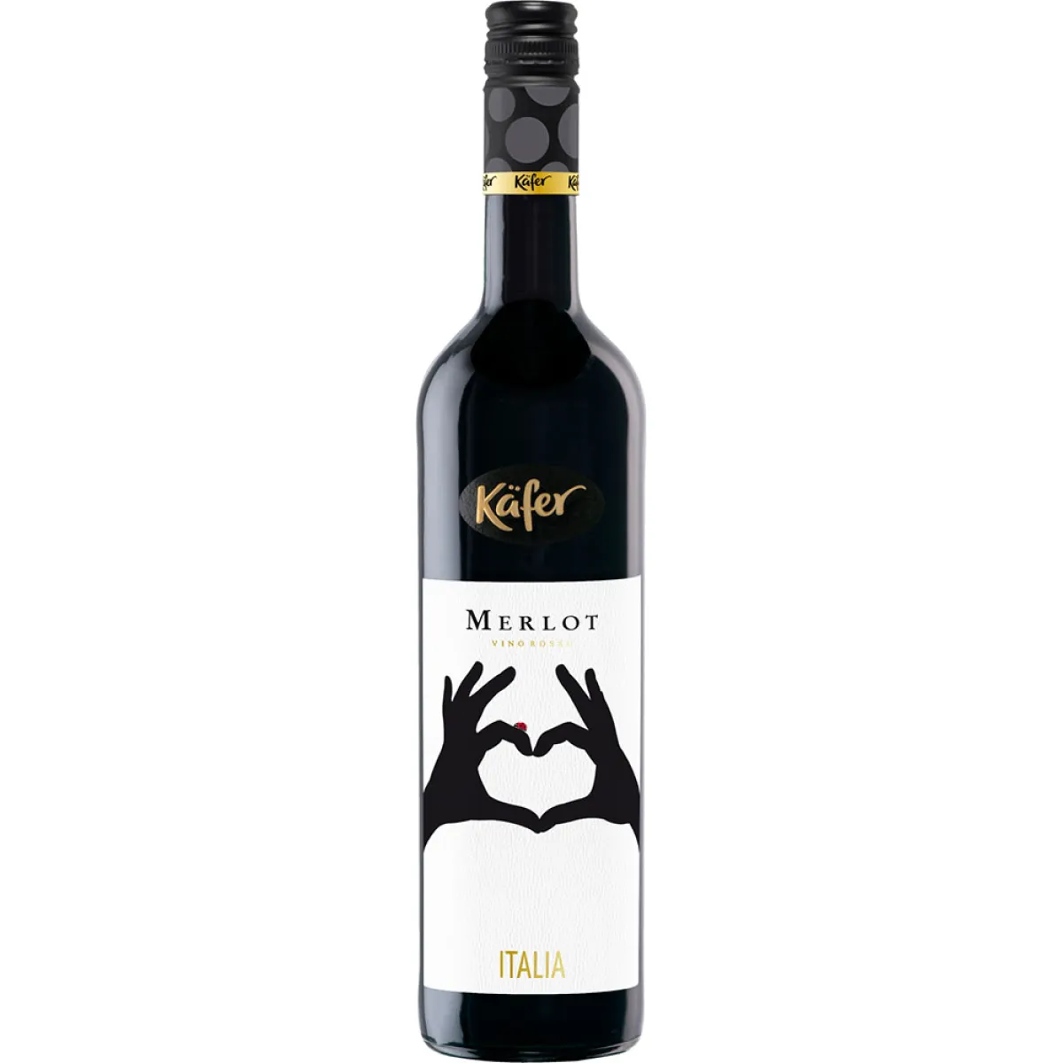 Käfer Merlot Rotwein trocken 0,75 l | 2024