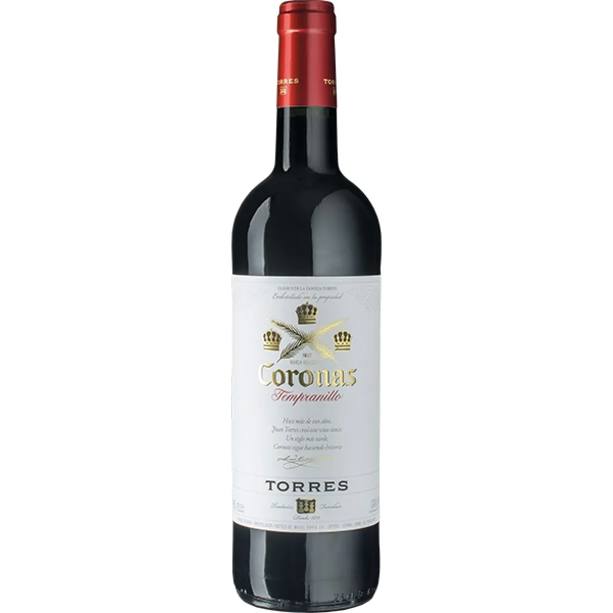 Torres Coronas Tempranillo Vegan Rotwein trocken 0,75 l | 2020