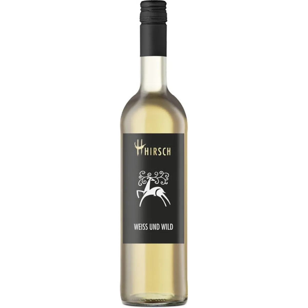 Hirsch Weiss und Wild Vegan Weißwein trocken 0,75 l