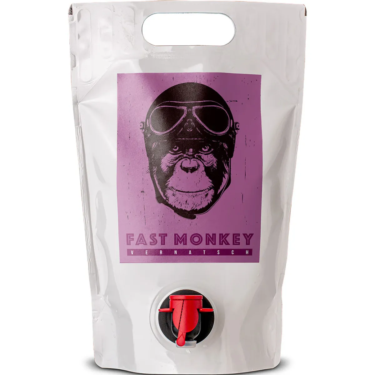 Fast Monkey Vernatsch Vegan Rotwein feinherb 1,5 l