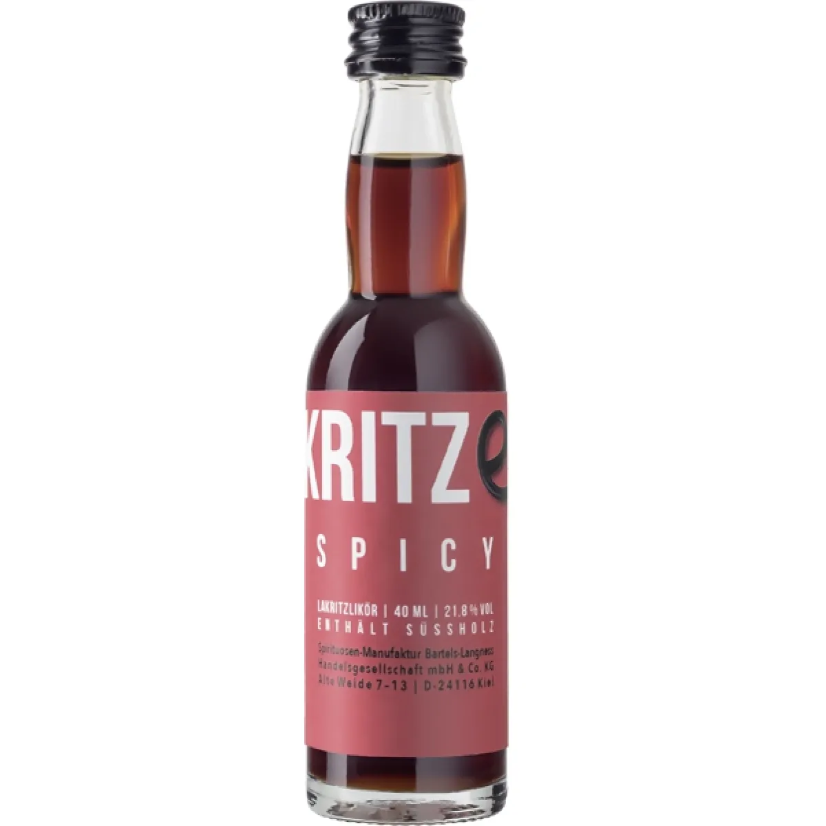 Kritze Lakritzlikör Spicy 21,8% vol. 40 ml
