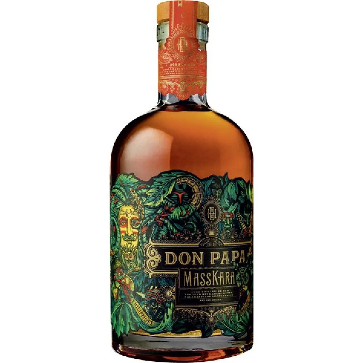 Don Papa MassKara Spirit Drink (Rum-Basis) 40% Vol. 0,7 L