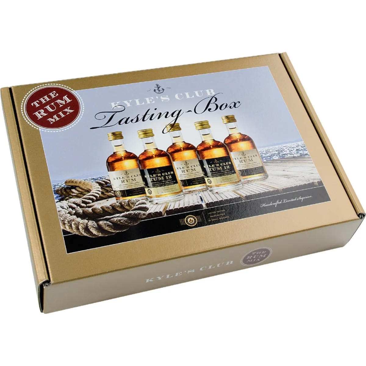Kyle`s Club RUM Tasting-Set 5 Flaschen 40% vol. 5 x 0,05 l