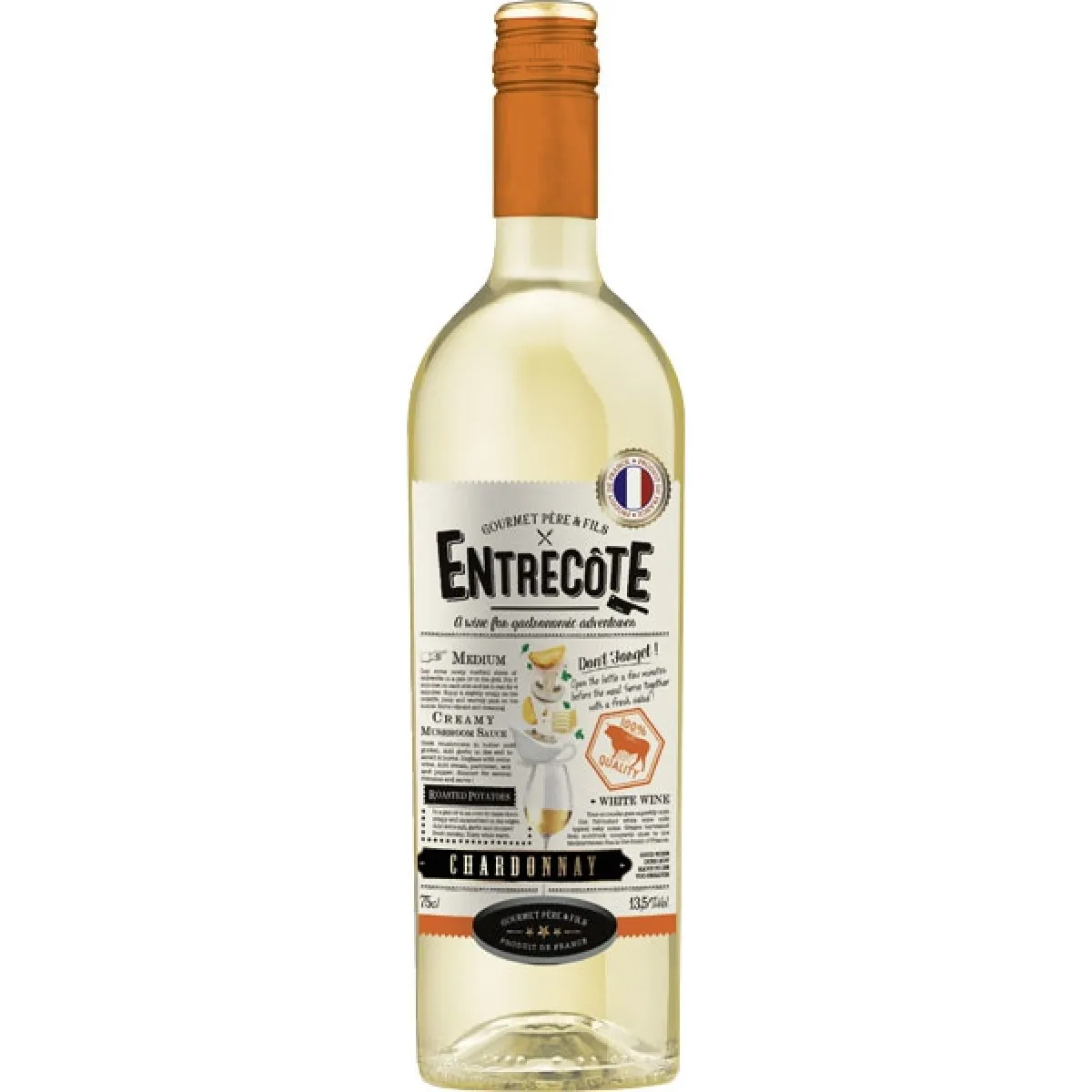 Entrecôte Chardonnay Weißwein trocken 0,75 l | 2023