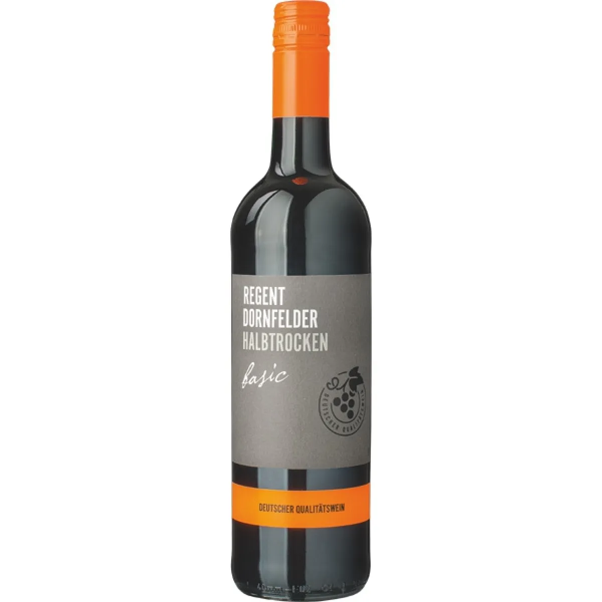 Basic Regent Dornfelder Rotwein halbtrocken 0,75 l | 2023