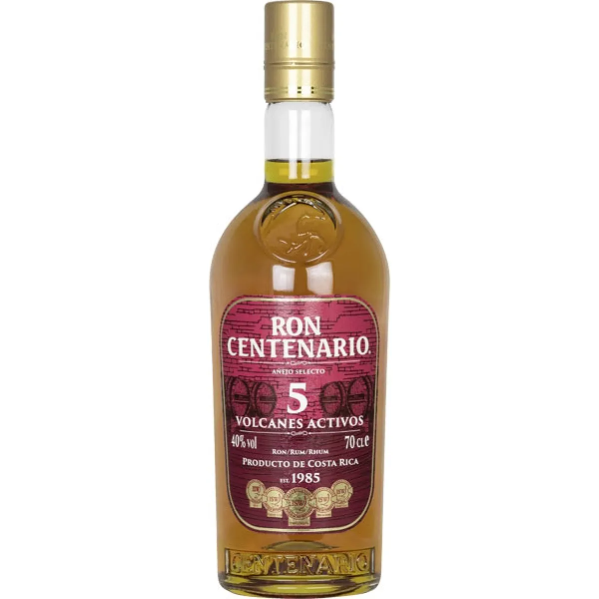 Ron Centenario 5 Anejo Selecto Rum 40% vol. 0,7 l