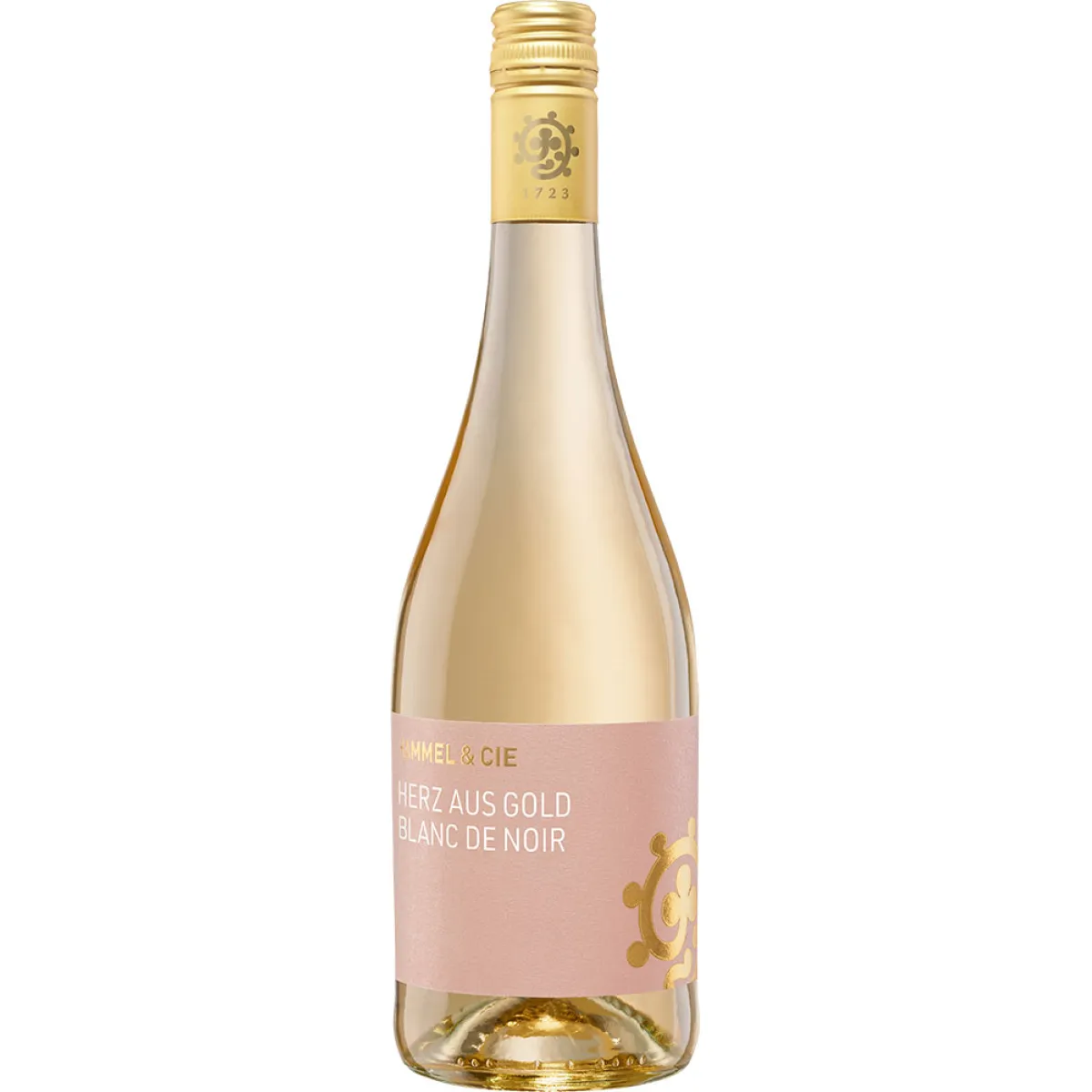 Hammel & Cie Herz aus Gold Blanc de Noir Vegan Weißwein trocken 0,75 l | 2025