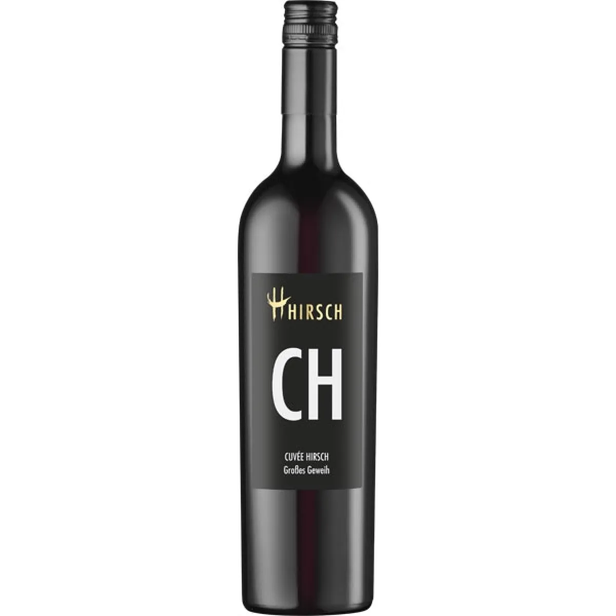 Hirsch Cuvée Hirsch Großes Geweih Vegan Rotwein trocken 0,75 l