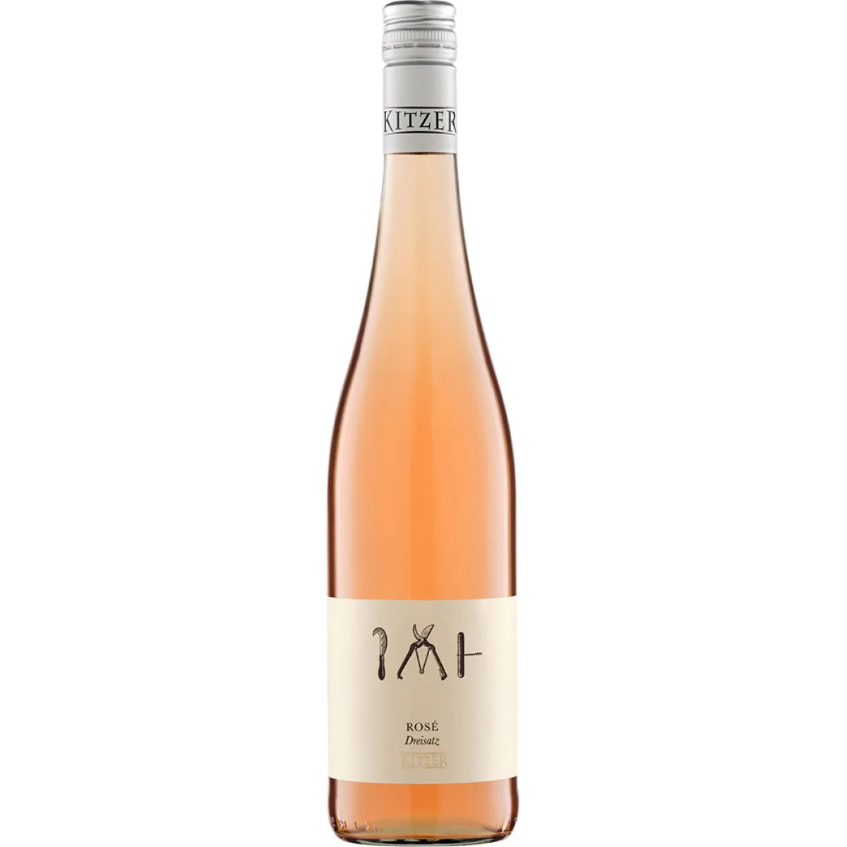 Kitzer Dreisatz Rosé Vegan Roséwein trocken 0,75 l | 2025
