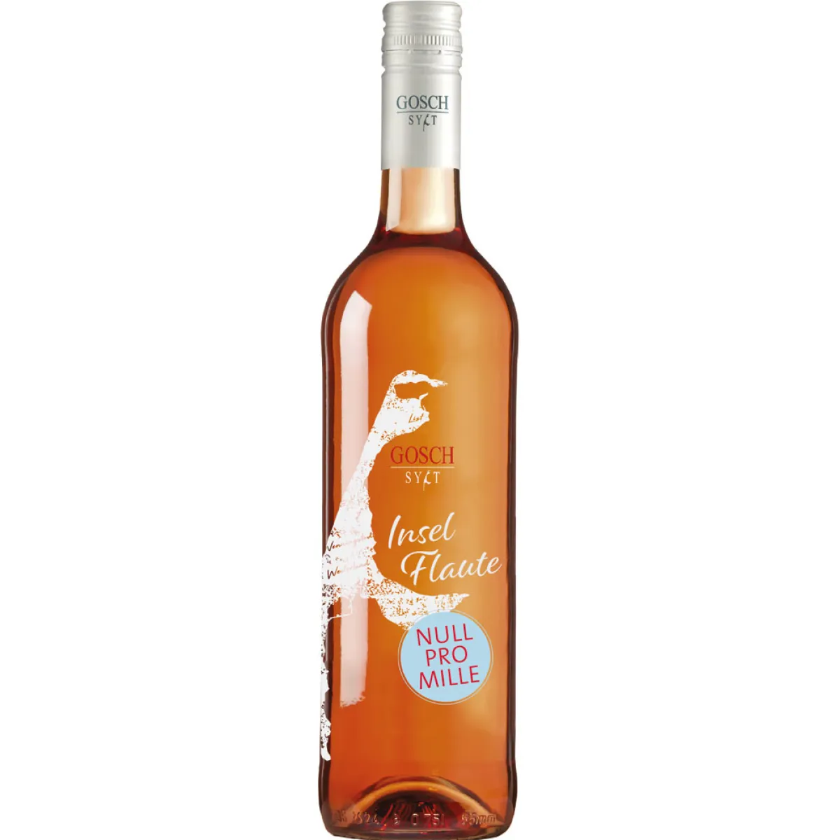 Gosch Inselflaute rosé alkoholfrei Roséwein halbtrocken 0,75 l