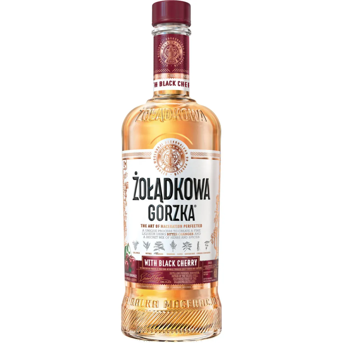 Zoladkowa Gorzka With Black Cherry 28% vol. 0,5 l