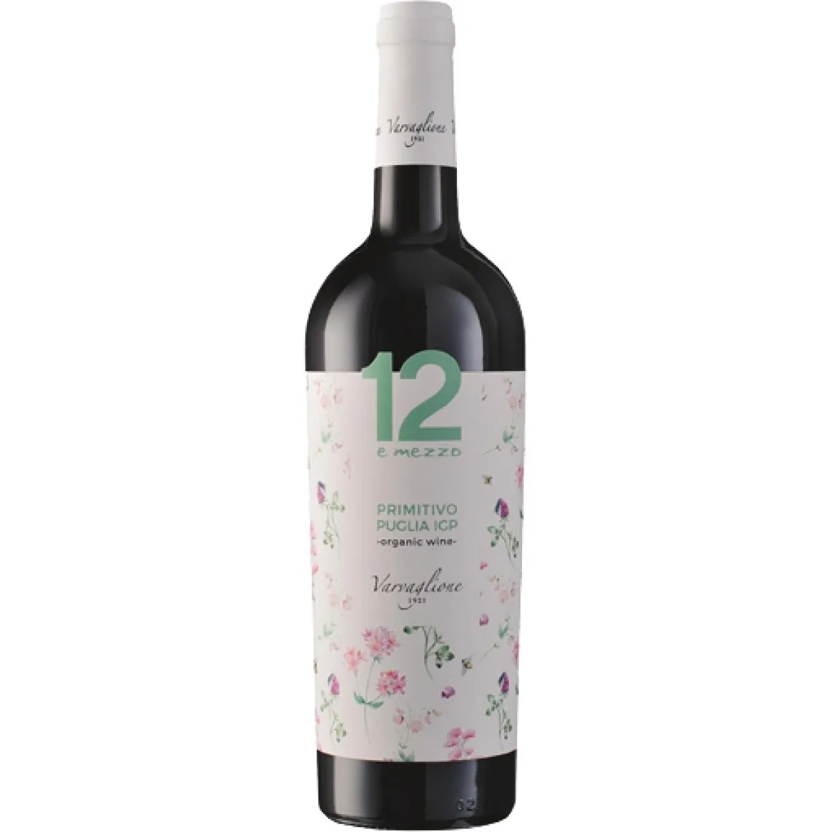 Varvaglione Vigne & Vini 12 e mezzo Primitivo Puglia Bio Rotwein trocken 0,75 l | 2022