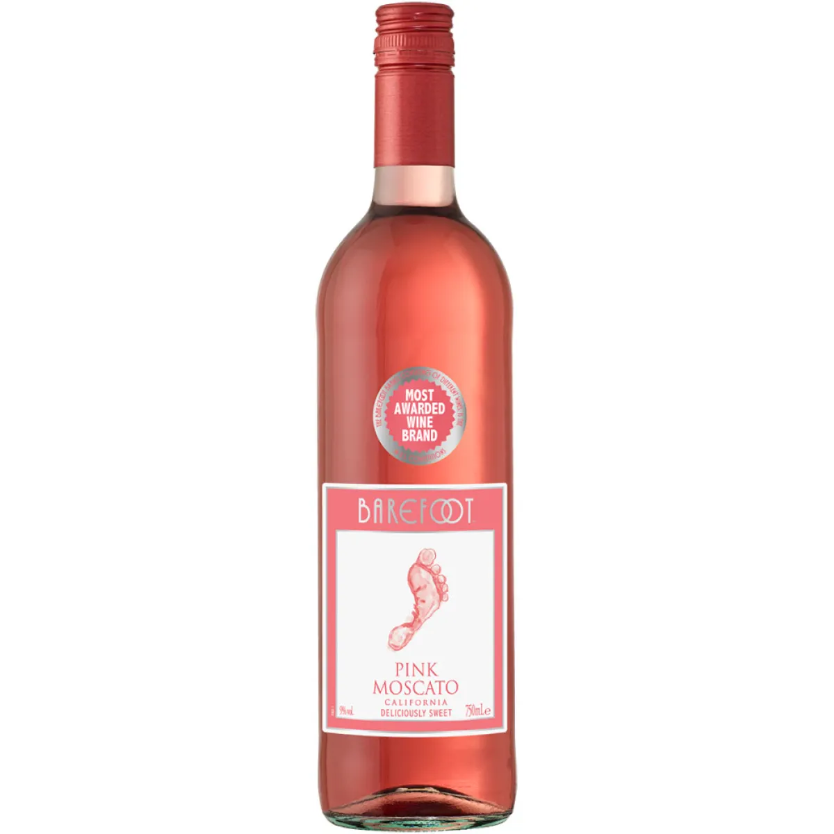 Barefoot Pink Moscato Roséwein süß 0,75 l