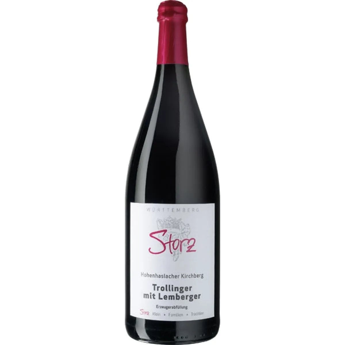 Storz Hohenhaslacher Kirchberg Rotwein halbtrocken 1 l | 2022