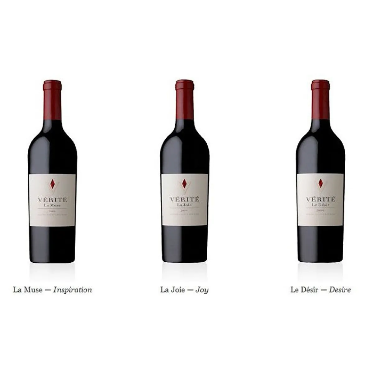 Vérité - Le Désir & La Joie & La Muse - Sammlerbox 3 x Rotwein trocken 0,75 l | 2020