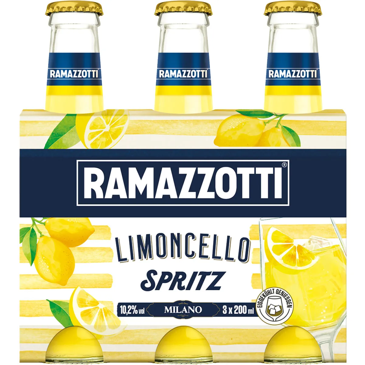 Ramazzotti Limoncello Spritz 10,2% vol. 3x0,2 l