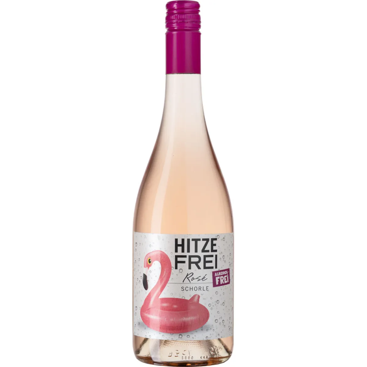 HITZEFREI Schorle rosé alkoholfrei Vegan lieblich 0,75 l
