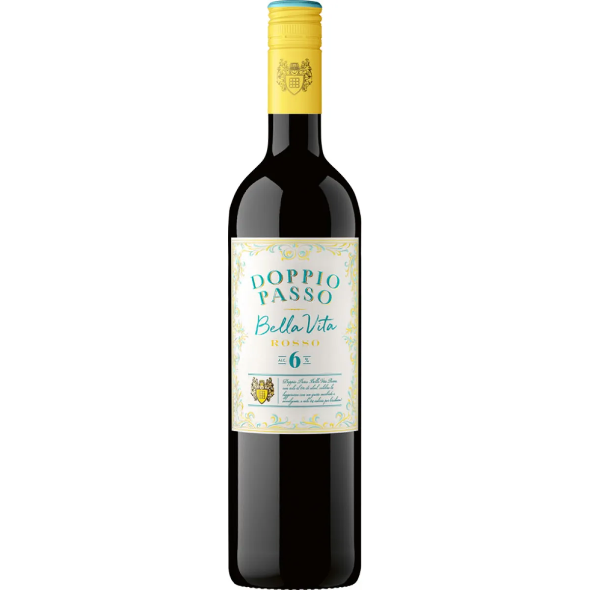 Doppio Passo Bella Vita Rosso Rotwein lieblich 0,75 l