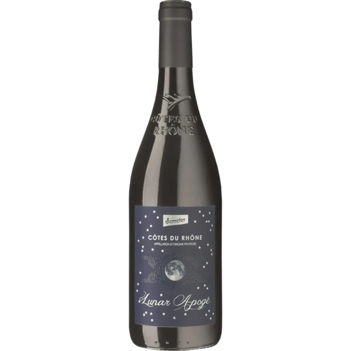 Côtes du Rhône Lunar Apogé Rotwein Bio/Demeter trocken 0,75 l | 2021
