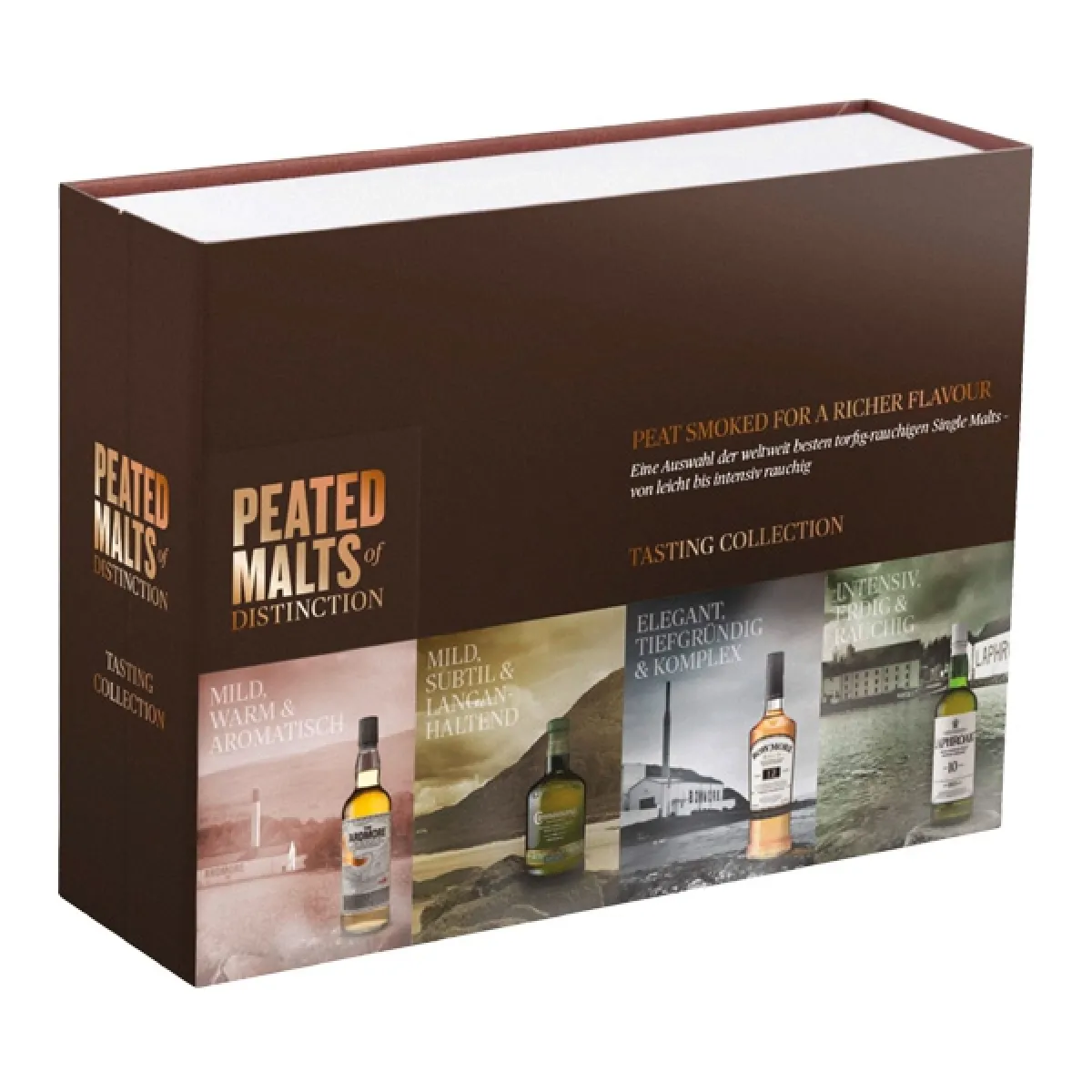 Peated Malts WHISKY Tasting-Set 4 Flaschen 40% vol. 4 x 0,05