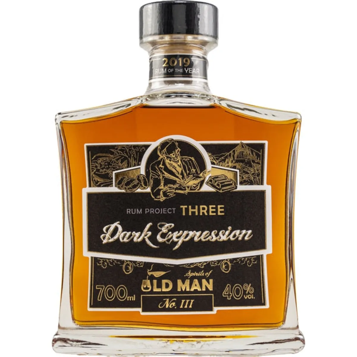 Spirits of Old Man Rum Project Three Dark Expression 40% vol. 0,7 l