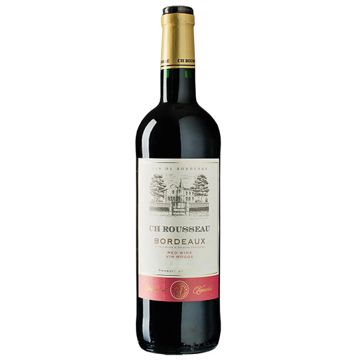 Ch Rousseau Bordeaux Rotwein trocken 0,75 l | 2022