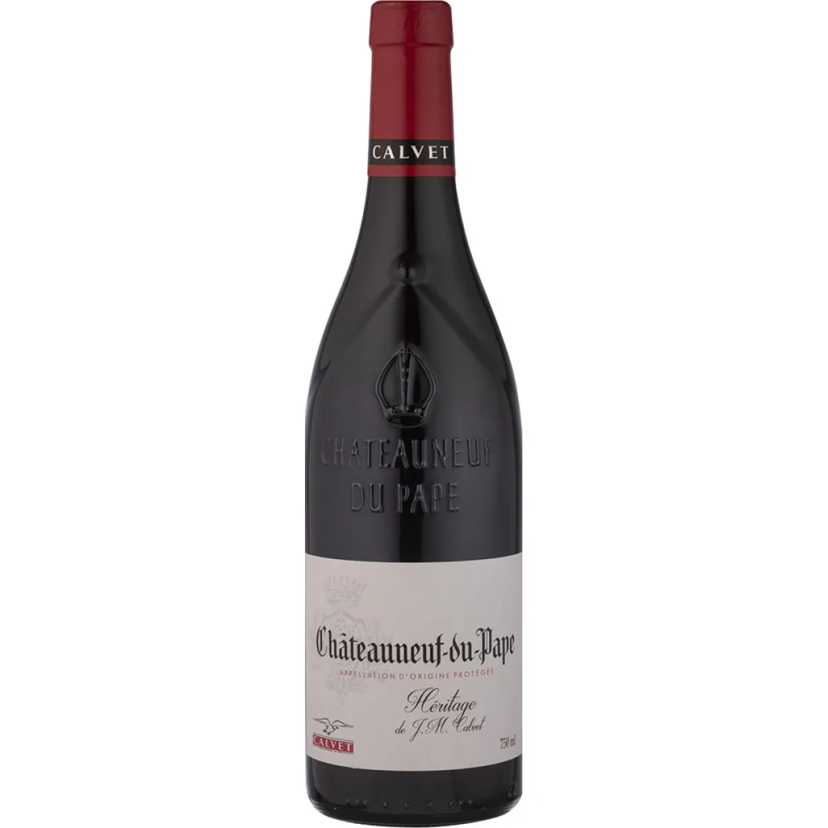 Calvet Châteauneuf-du-Pape Héritage Rotwein trocken 0,75 l | 2024