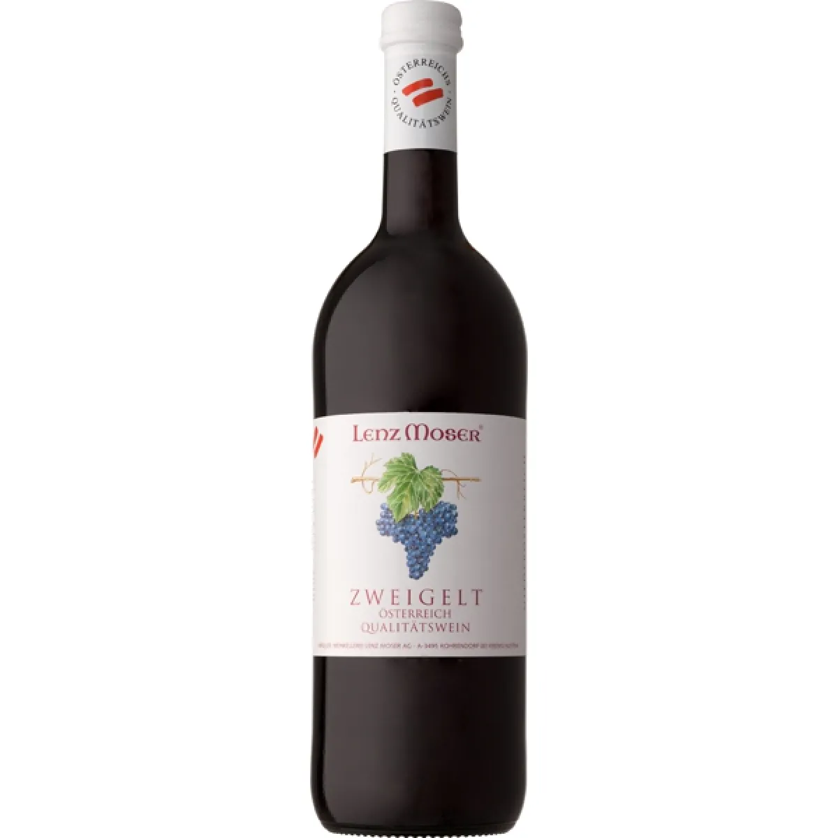 Lenz Moser Zweigelt Rotwein trocken 1 l | 2022