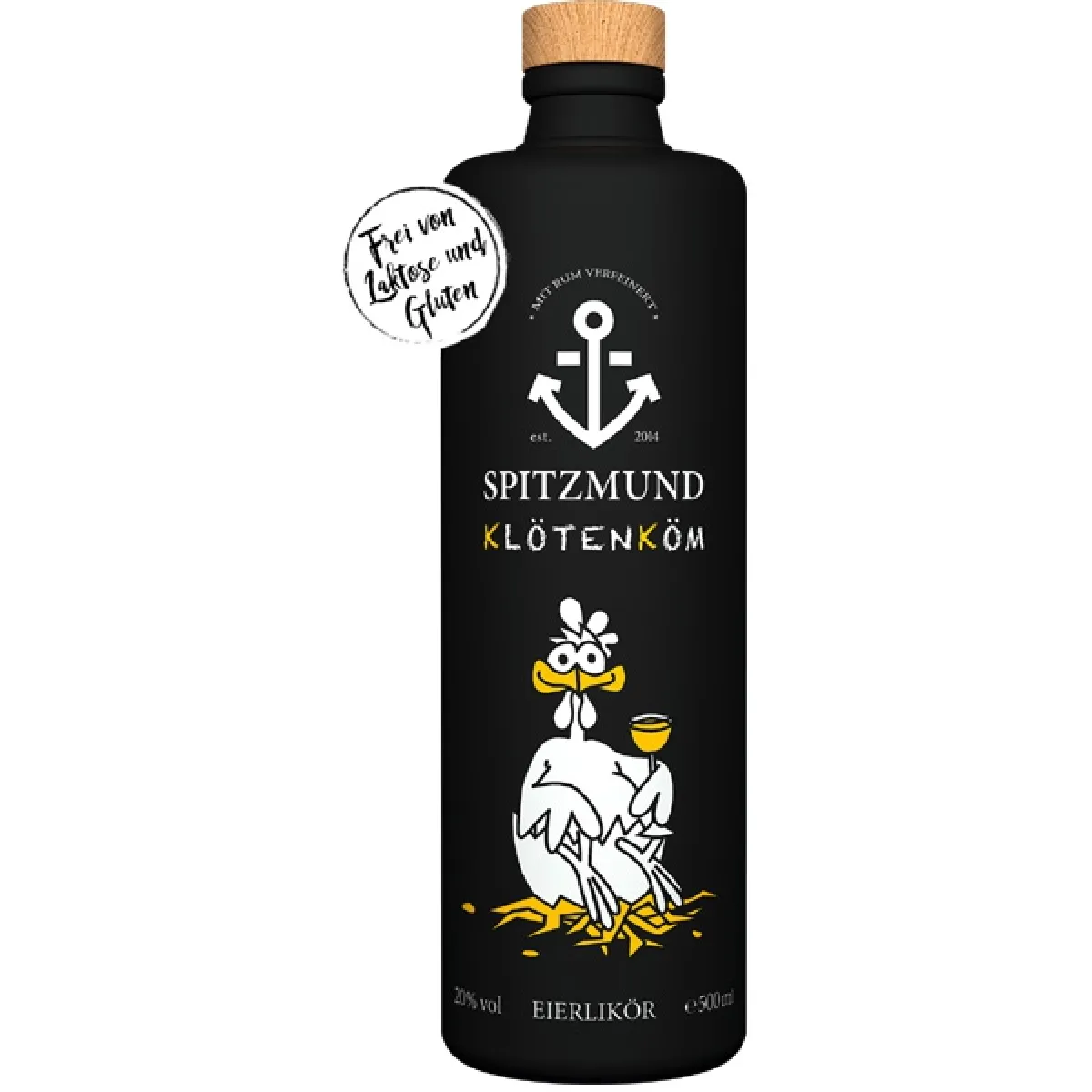 Spitzmund Klötenköm Eierlikör 20% vol. 0,5 l