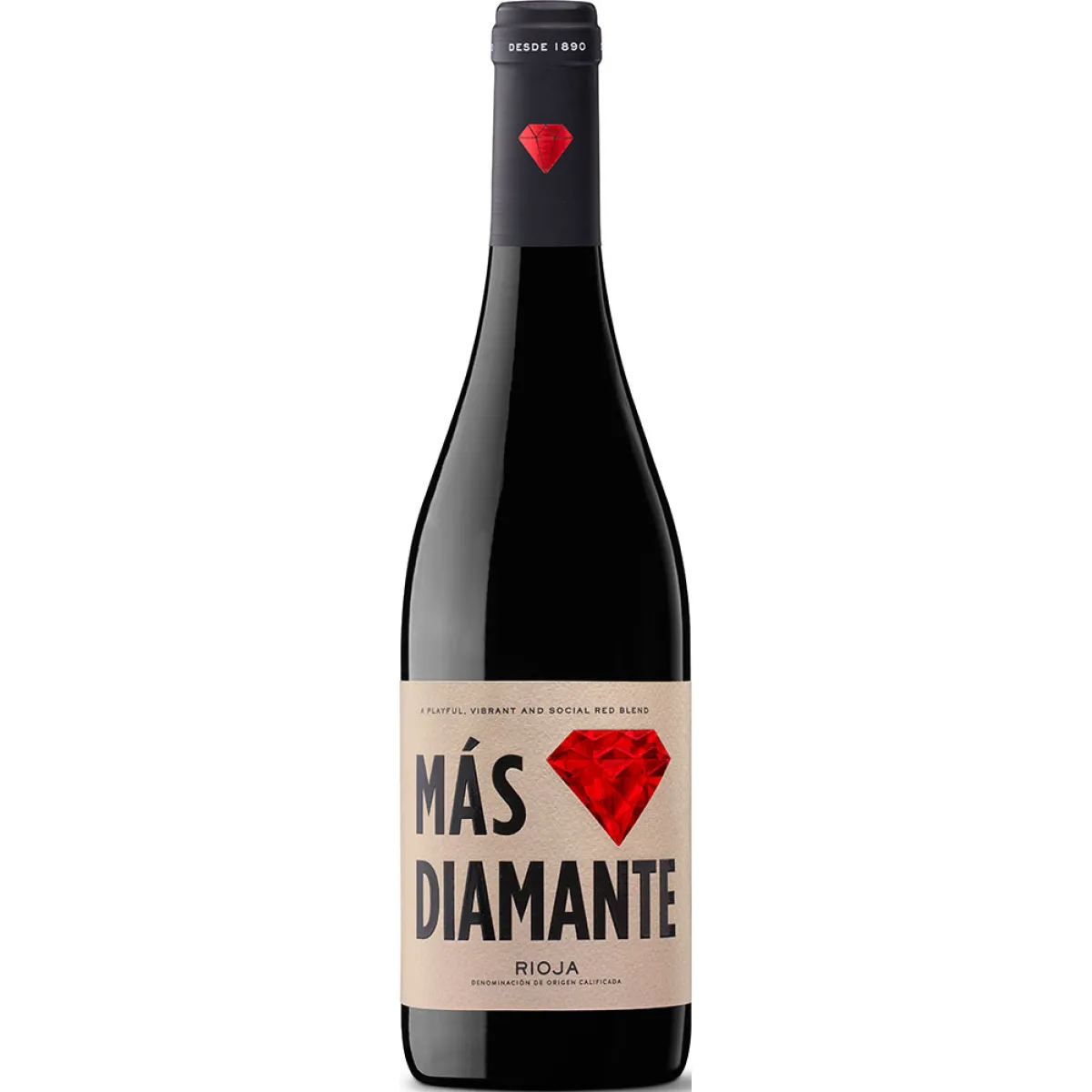 Más Diamante Rioja Rotwein halbtrocken 0,75 l | 2025