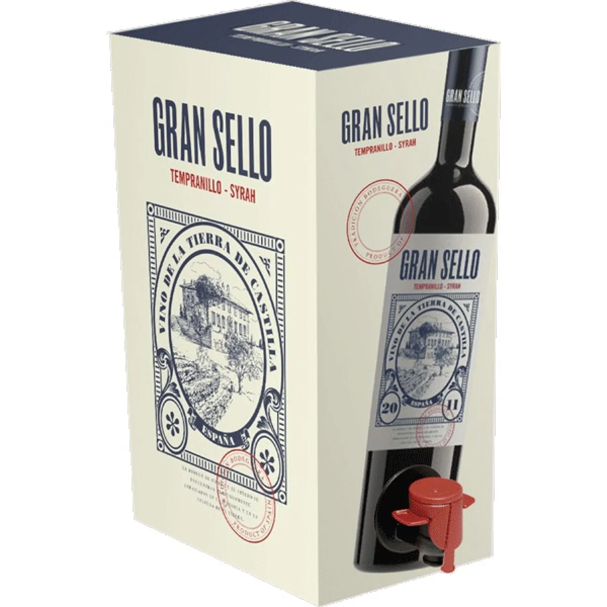 Bodega Gran Sello Rotwein trocken Bag in Box 3 l | 2021