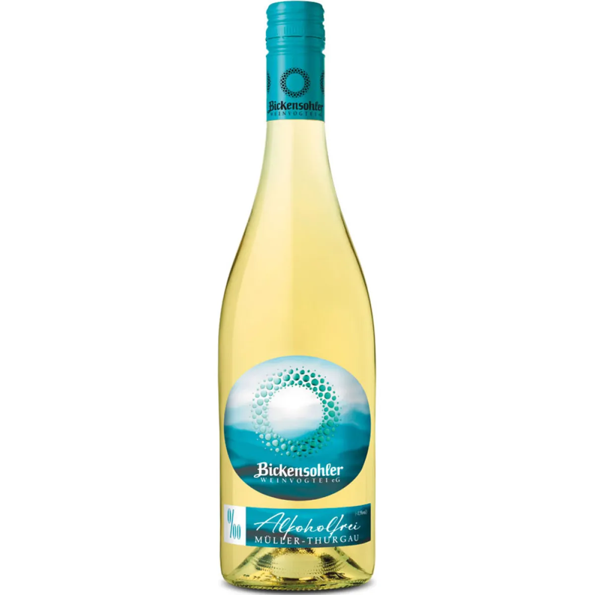 Bickensohler Weinvogtei Müller-Thurgau alkoholfrei Weißwein halbtrocken 0,75 l