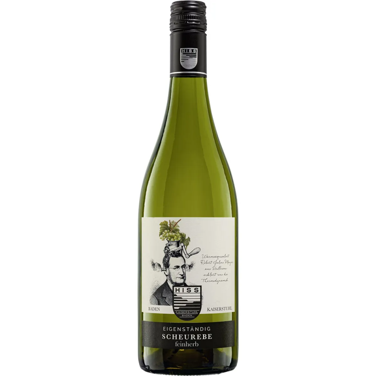 Hiss Scheurebe Weißwein feinherb 0,75 l | 2022