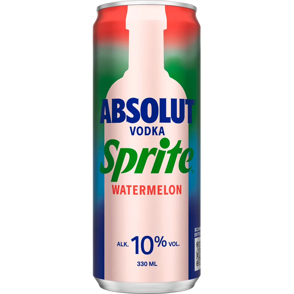 Absolut Vodka Sprite Watermelon 10% vol. 0,33 l