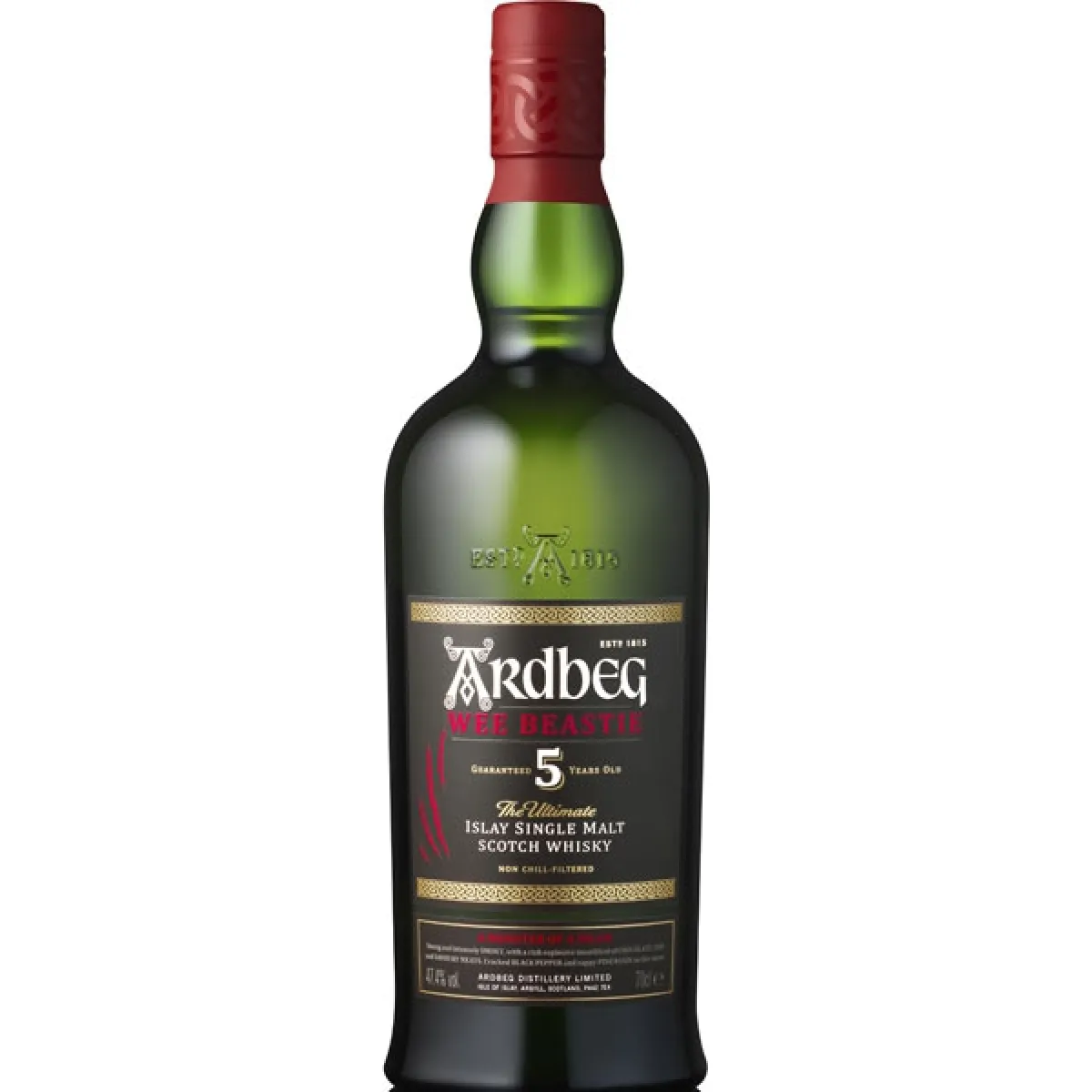 Ardbeg Islay Single Malt Scotch Whisky Wee Beastie 5 Years 47,4% vol. 0,7 l