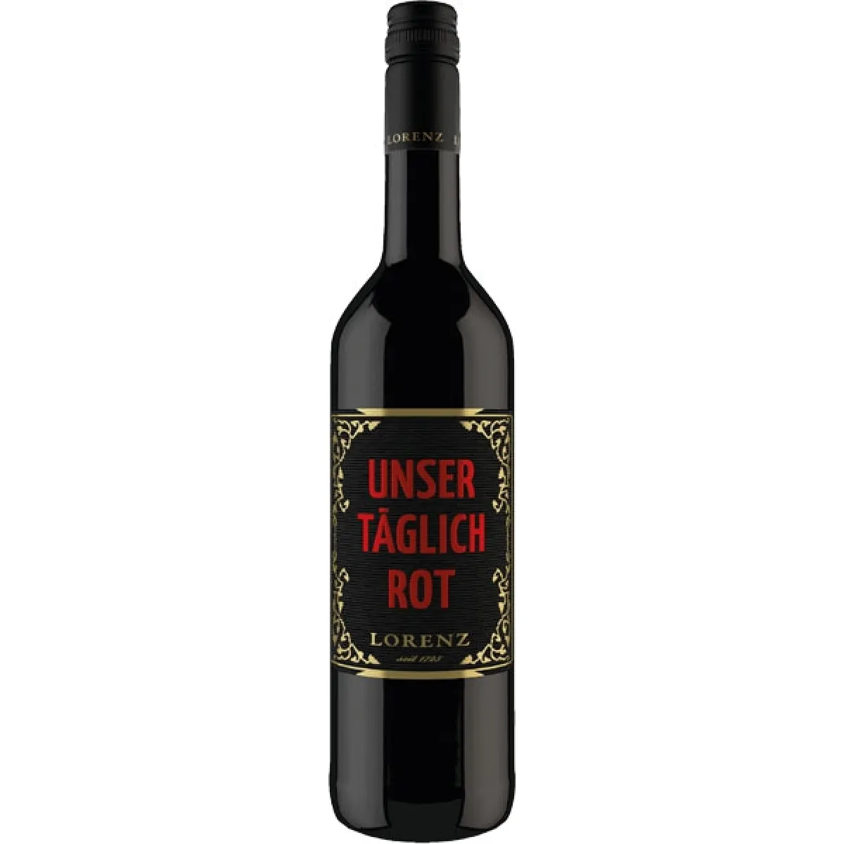 Bioweingut Lorenz Unser Täglich Rot Rotwein Bio/Vegan halbtrocken 0,75 l