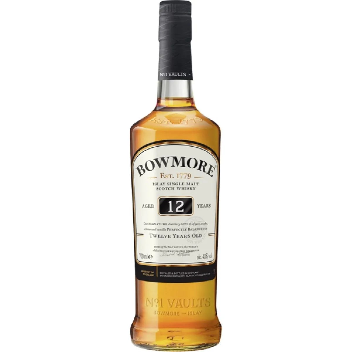 Bowmore Islay Single Malt Scotch Whisky 12 Years 40% vol. 0,7 l