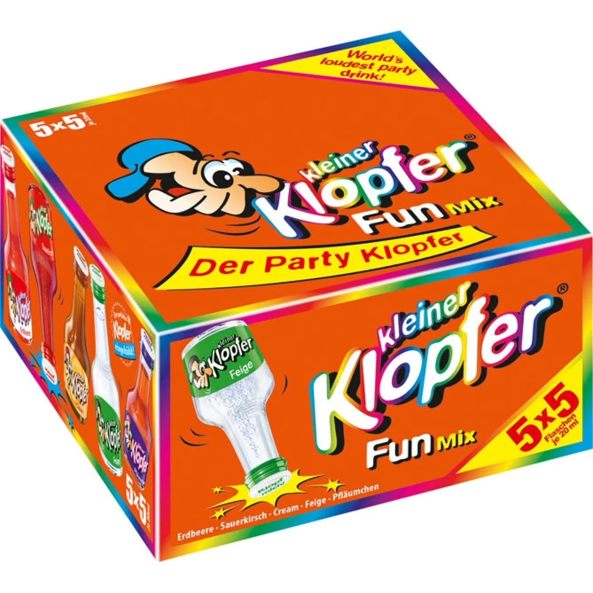 Kleiner Klopfer Fun Mix 15-17% vol. 25x20 ml