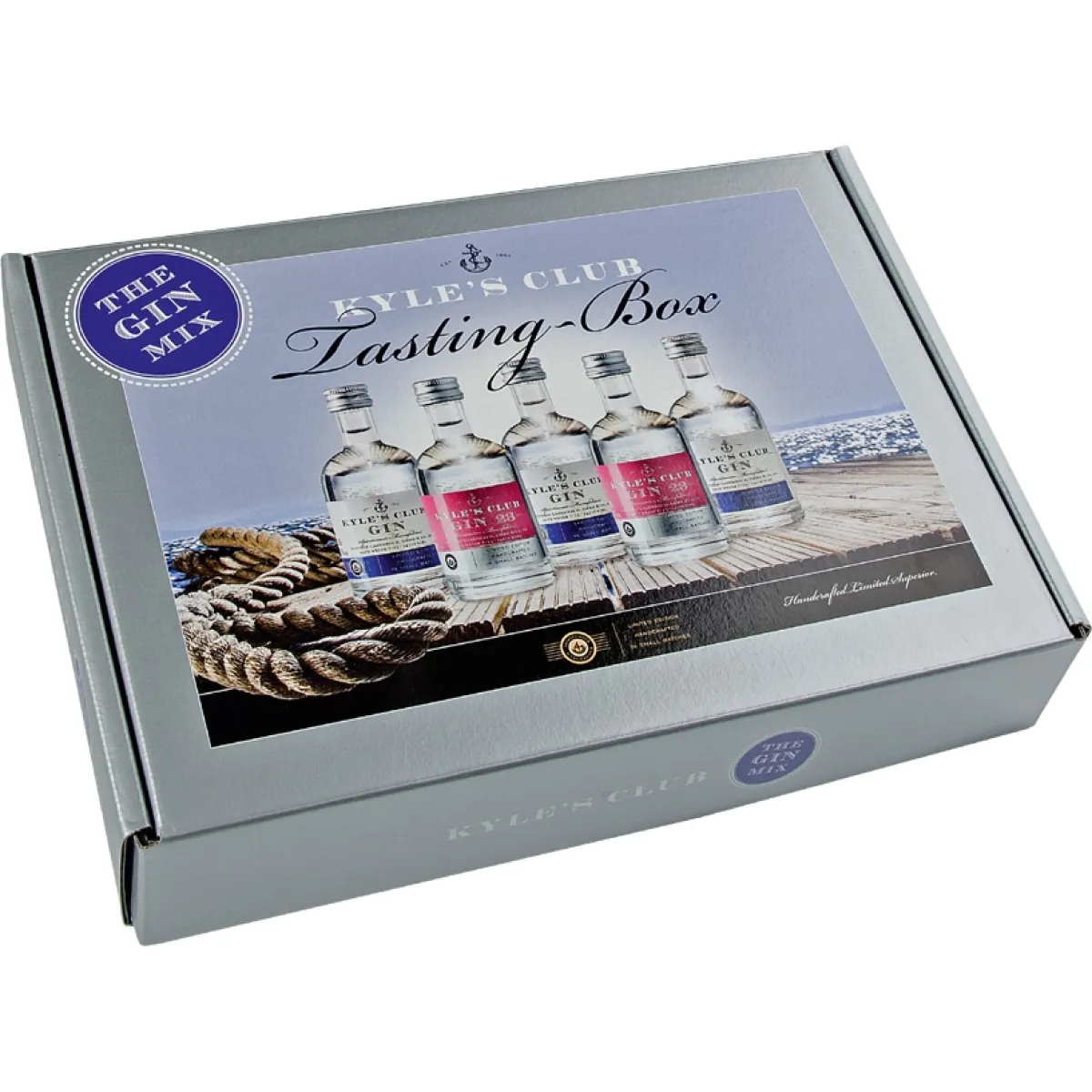 Kyle`s Club GIN Tasting-Set 5 Flaschen 40% vol. 5 x 0,05 l