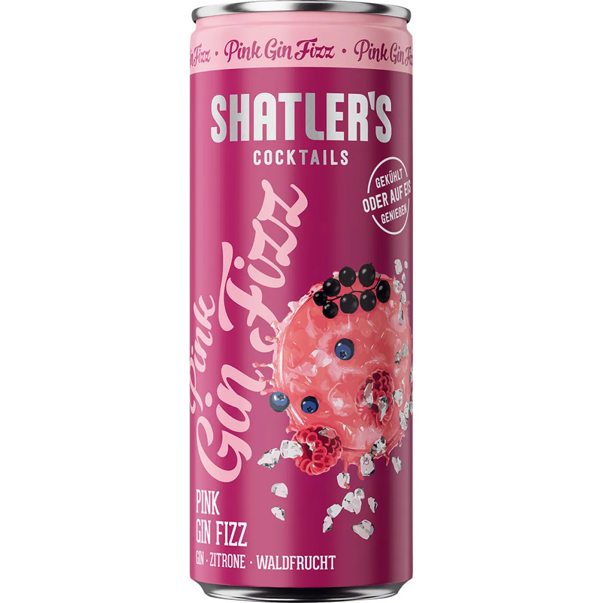 Shatler's Cocktails Pink Gin Fizz 10,1% vol. 0,25 l