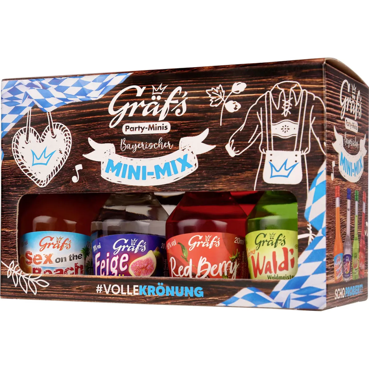 Gräf's Bayerischer Mini-Mix 16-20% vol. 8x20 ml