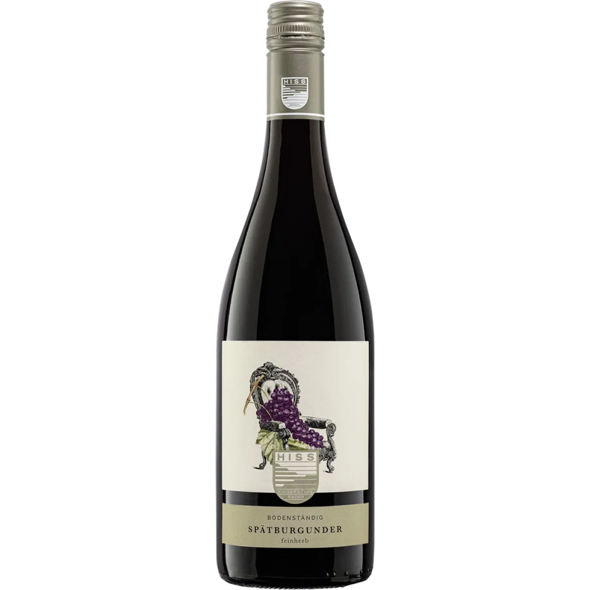 Hiss Spätburgunder Vegan Rotwein feinherb 0,75 l | 2022