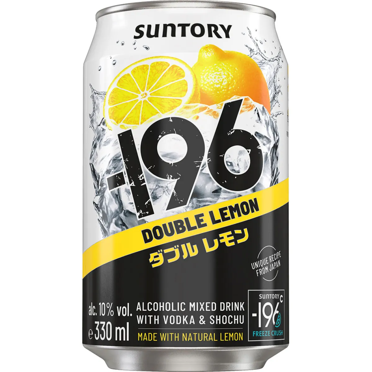 Suntory -196 Double Lemon 10% vol. 0,33 l