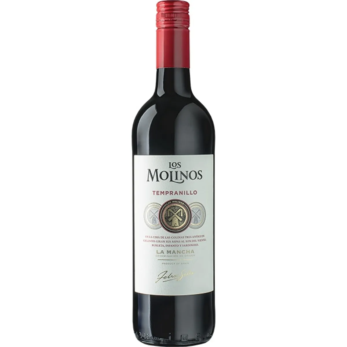 Felix Solis Los Molinos Tempranillo Rotwein trocken 0,75 l