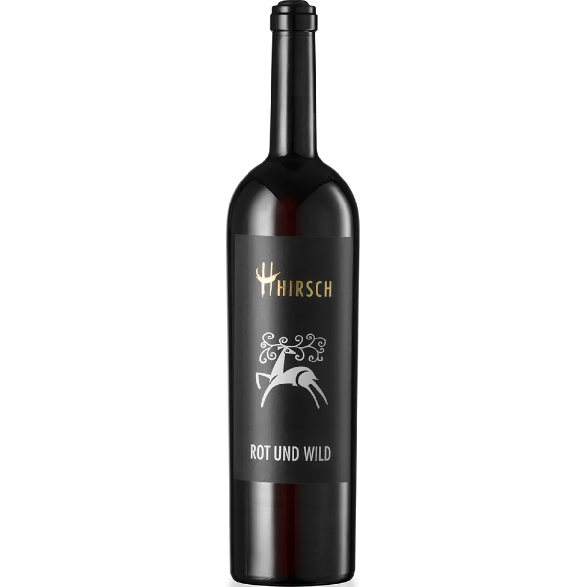 Hirsch Rot und Wild Vegan Magnumflasche Rotwein trocken 1,5 l
