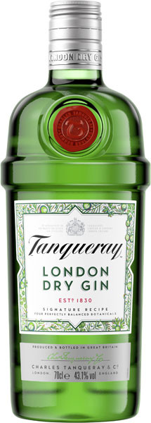 Tanqueray London Dry Gin 43,1% vol. 0,7 l