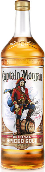 Captain Morgan l 35% Spiced vol. Gold 3 Original Schneekloth 